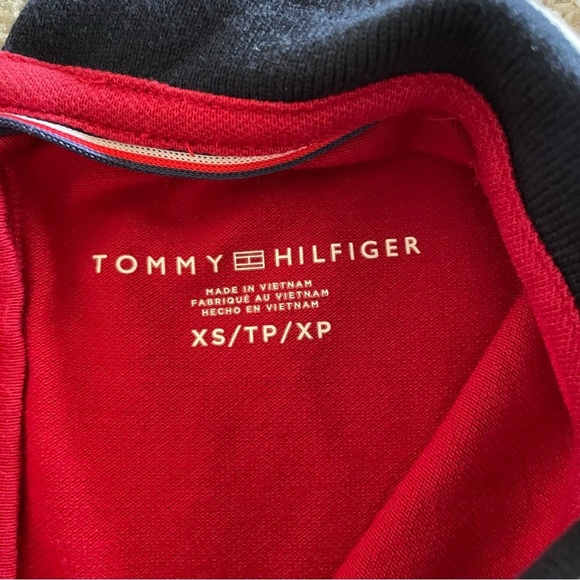Tommy Hilfiger Collared Polo Dress Women’s XS Red T Shirt Dress Cotton Mini - Picture 2 of 15